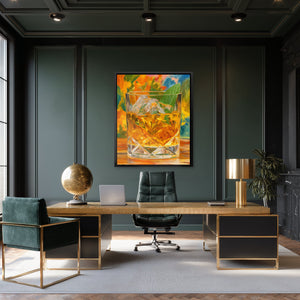 Bourbon Mint Reverie - Luxury Wall Art
