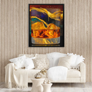 Bourbon Ribbon Dance - Luxury Wall Art