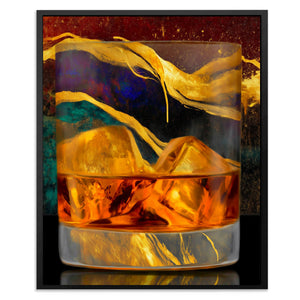 Bourbon Ribbon Dance - Luxury Wall Art