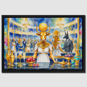 Bovine Golden Opera - Luxury Wall Art