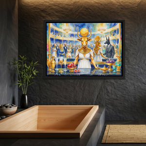 Bovine Golden Opera - Luxury Wall Art