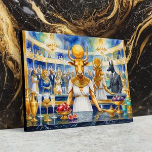 Bovine Golden Opera — Bovine Golden Opera Against Wall4x5 3 3