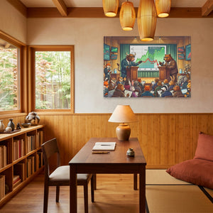 Brazen Bulls Debate - Luxury Wall Art