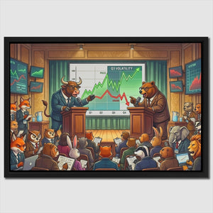 Brazen Bulls Debate - Luxury Wall Art