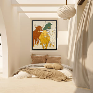 Brazen Bulls Striding — Brazen Bulls Striding Bali Bedroom 36