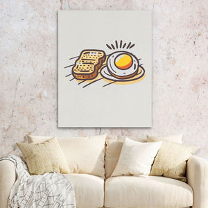 Breakfast Toast - Luxury Wall Art
