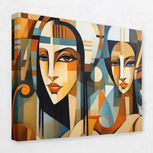 Bright Eyed Goddesses - Female Canvas Wall Art