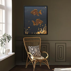 Bronze Currents - Luxury Wall Art