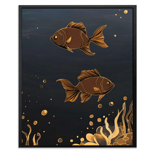 Bronze Currents - Luxury Wall Art