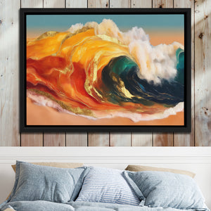 Bronze Ocean Surge — Bronze Ocean Surge Bed 2 Wood Panel 1