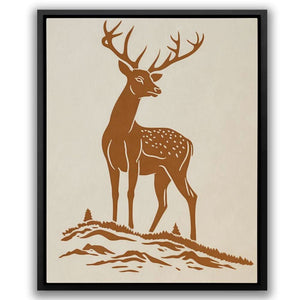 Brown Deer - Luxury Wall Art