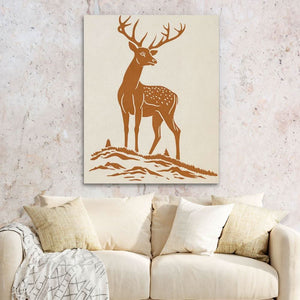 Brown Deer - Luxury Wall Art