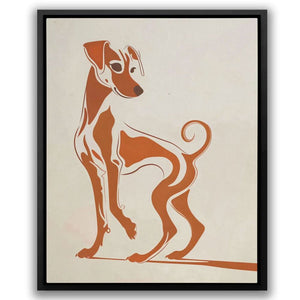 Brown Hound - Luxury Wall Art