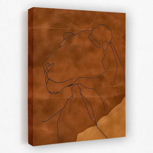 Brown Lioness - Luxury Wall Art