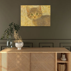 Brown Whiskers - Large Canvas Print