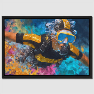 Bubble Trail Explorer - Luxury Wall Art