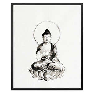 Buddha Ink Wash — Buddha Ink Wash Front Facing Portrait2 160