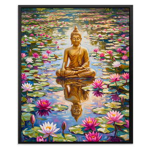 Buddha Lotus Pond — Buddha Lotus Pond Front Facing Portrait2 244