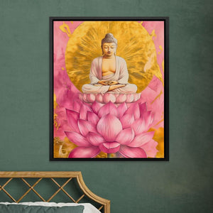 Buddha Meditatio - Large Canvas Print