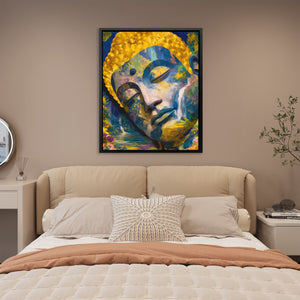 Buddha's Golden Depths - Luxury Wall Art