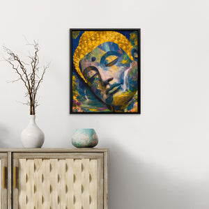 Buddha's Golden Depths - Luxury Wall Art
