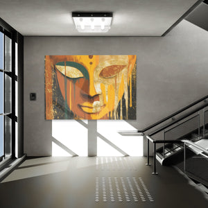 Buddha's Golden Meditation - Luxury Wall Art