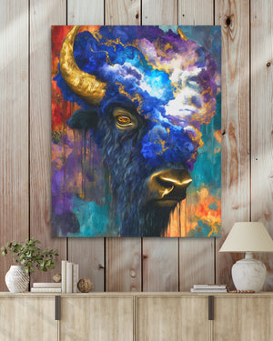 Buffalo Cosmic Burst — Buffalo Cosmic Burst Wood Walls With Table 329