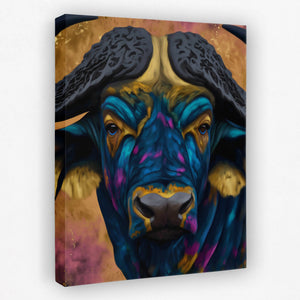 Buffalo Cosmic Storm - Luxury Wall Art