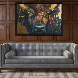 Buffalo Gold Swirl - Luxury Wall Art