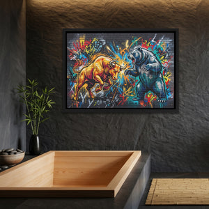 Bull Bear Clash — Bull Bear Clash Bamboo Bathroom Land 40
