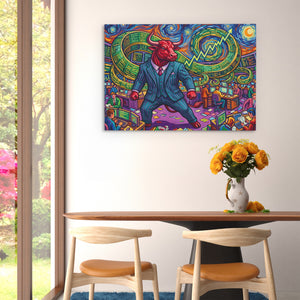 Bull Market Surge โ Bull Market Surge Floral Dining Room Landscape 96