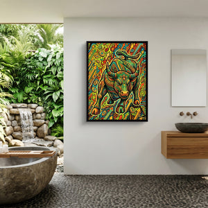 Bull Market Swirl - Luxury Wall Art