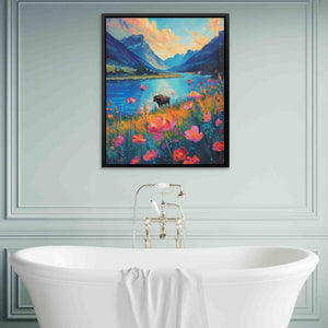 Bull Prairie - Animals Art