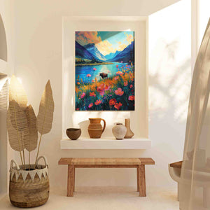 Bull Prairie - Luxury Wall Art