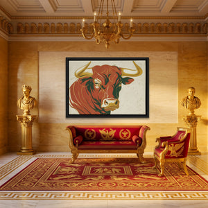 Bull Rust Sketch — Bull Rust Sketch Roman Gold Land 220