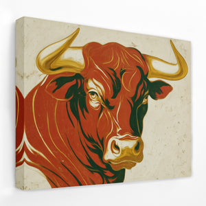 Bull Rust Sketch — Bull Rust Sketch Landscape Side View Mirror Wrap 130