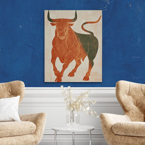 Bull Rust Thunder - Luxury Wall Art