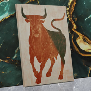 Bull Rust Thunder - Luxury Wall Art