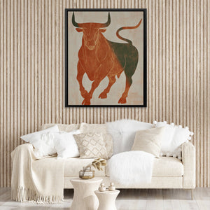 Bull Rust Thunder - Luxury Wall Art