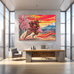 Bull Samurai Charging — Bull Samurai Charging Baller Office 25