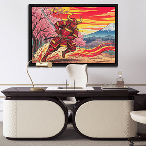 Bull Samurai Charging — Bull Samurai Charging Luxury Office Desk 153