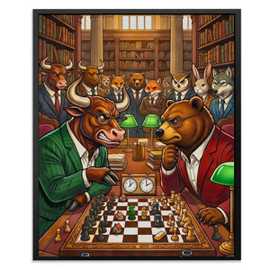 Bull V Bear Chess Match — Bull V Bear Chess Match Front Facing Portrait2 1