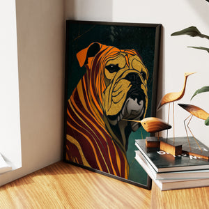 Bulldog Burgundy Nouveau — Bulldog Burgundy Nouveau New Living Room Wall Apartment Zoom 181
