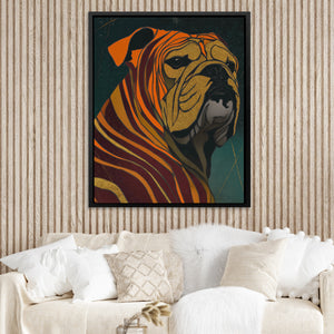 Bulldog Burgundy Nouveau — Bulldog Burgundy Nouveau Boojie Vibe Couch Close Up 41