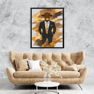 Bullish Ambition - Luxury Wall Art
