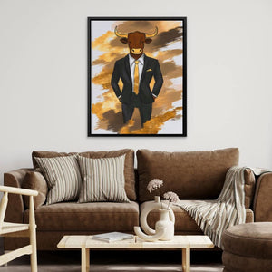 Bullish Ambition - Luxury Wall Art