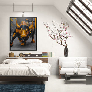 Bull's Bronze Thunder - Luxury Wall Art