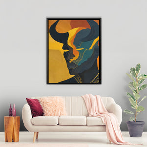 Bull's Copper Fury - Luxury Wall Art