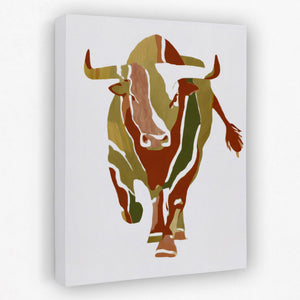 Bull's Rust Legacy - Luxury Wall Art