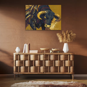 Bulls Sapphire Tapestry - Luxury Wall Art